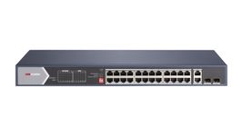 DS-3E0528HP-E SWITCH L2 24 PORTS HI-POE BUDGET 370W/2 RJ45+2 SFP
